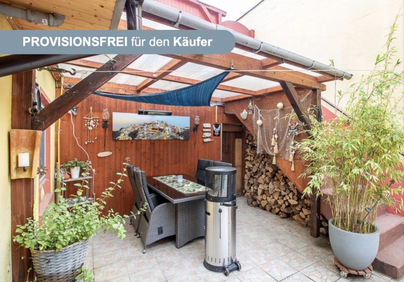 überdachte Terrasse