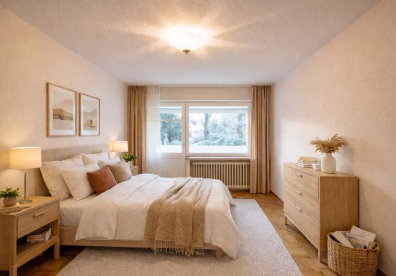 1. Obergeschoss: Zimmer - virtuelle Darstellung