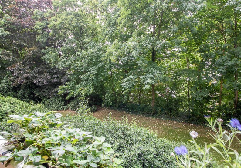Blick vom Balkon