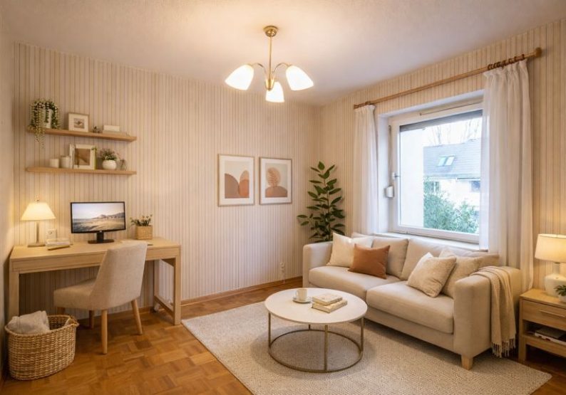 1. Obergeschoss: Zimmer - virtuelle Darstellung