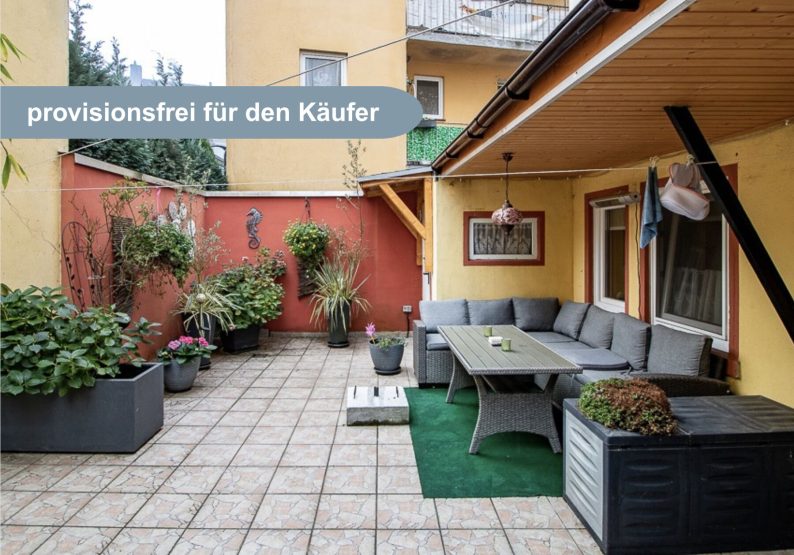 ein Terrassenbereich
