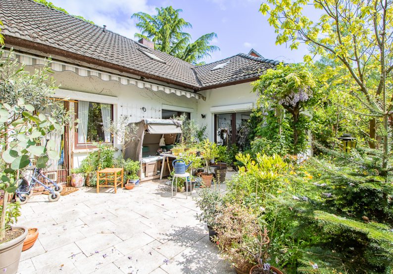 Blick zur Terrasse