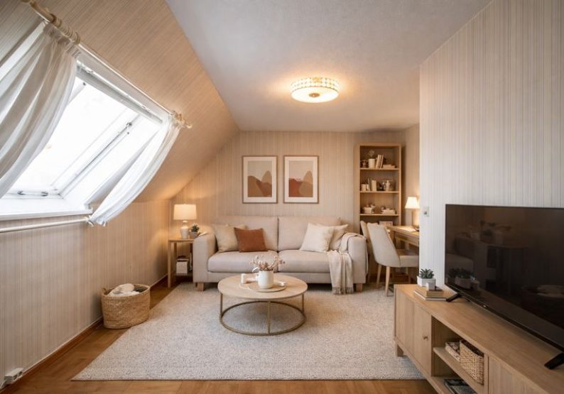 2. Obergeschoss: Zimmer - virtuelle Darstellung